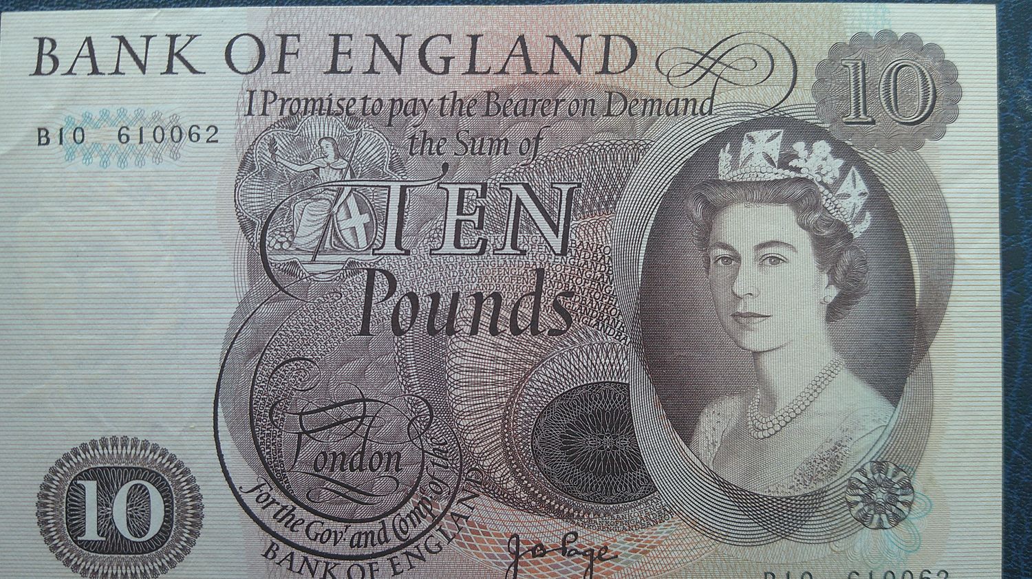 Bank of England £10 - 1971