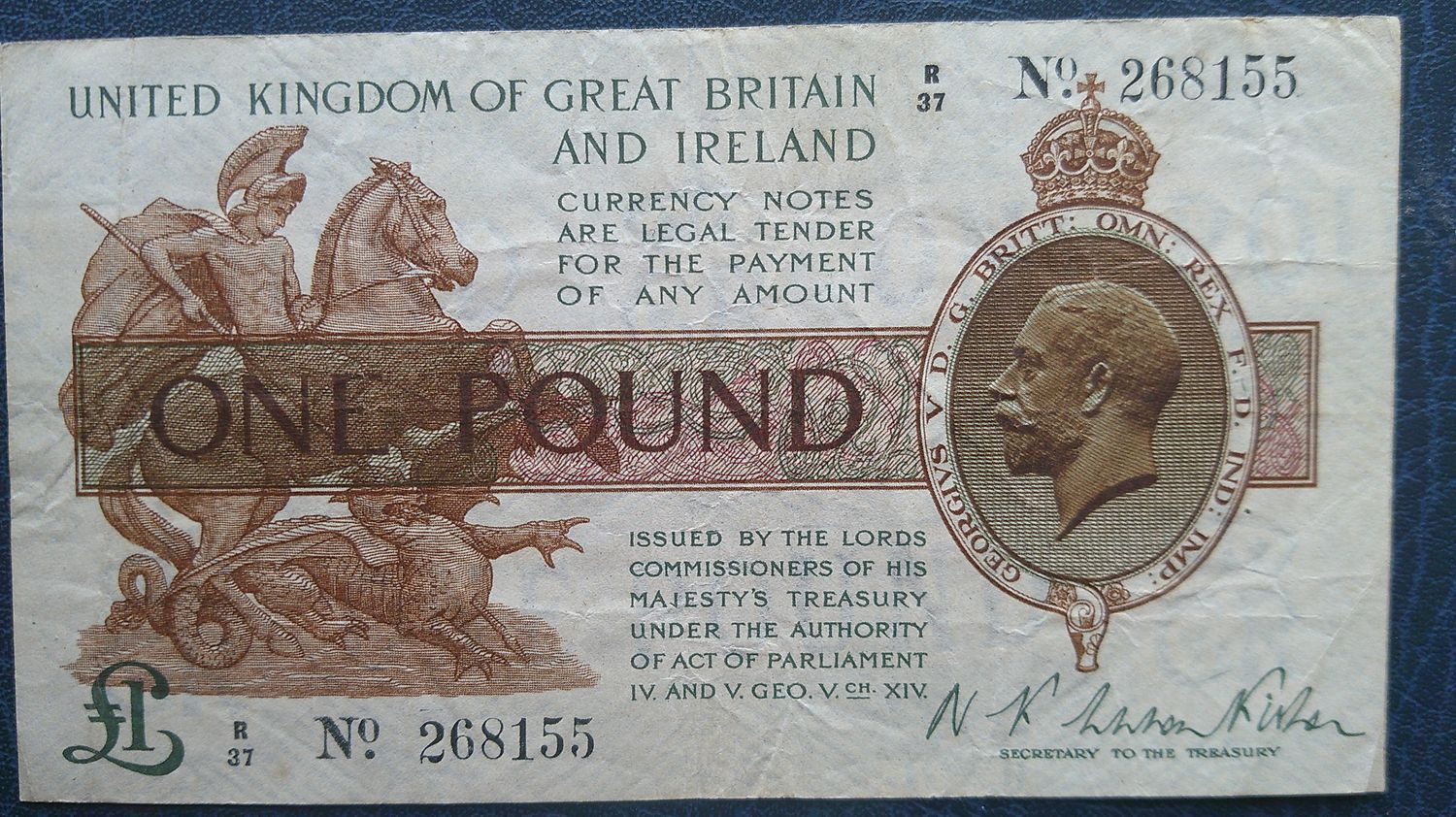 Treasury £1 - 1923