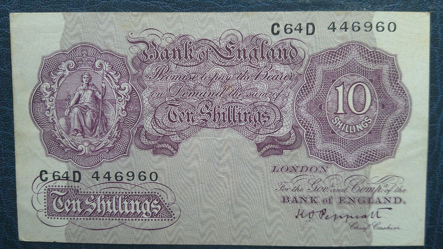 Bank of England 10/- 1940