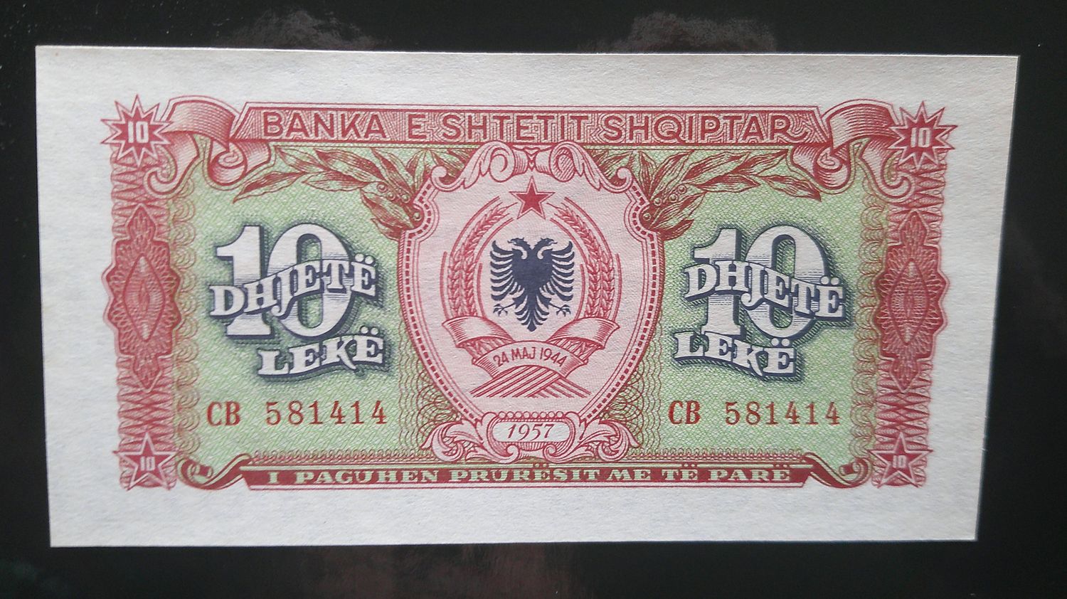 Albania 10 Leke - 1957