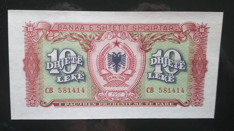 Albania 10 Leke - 1957