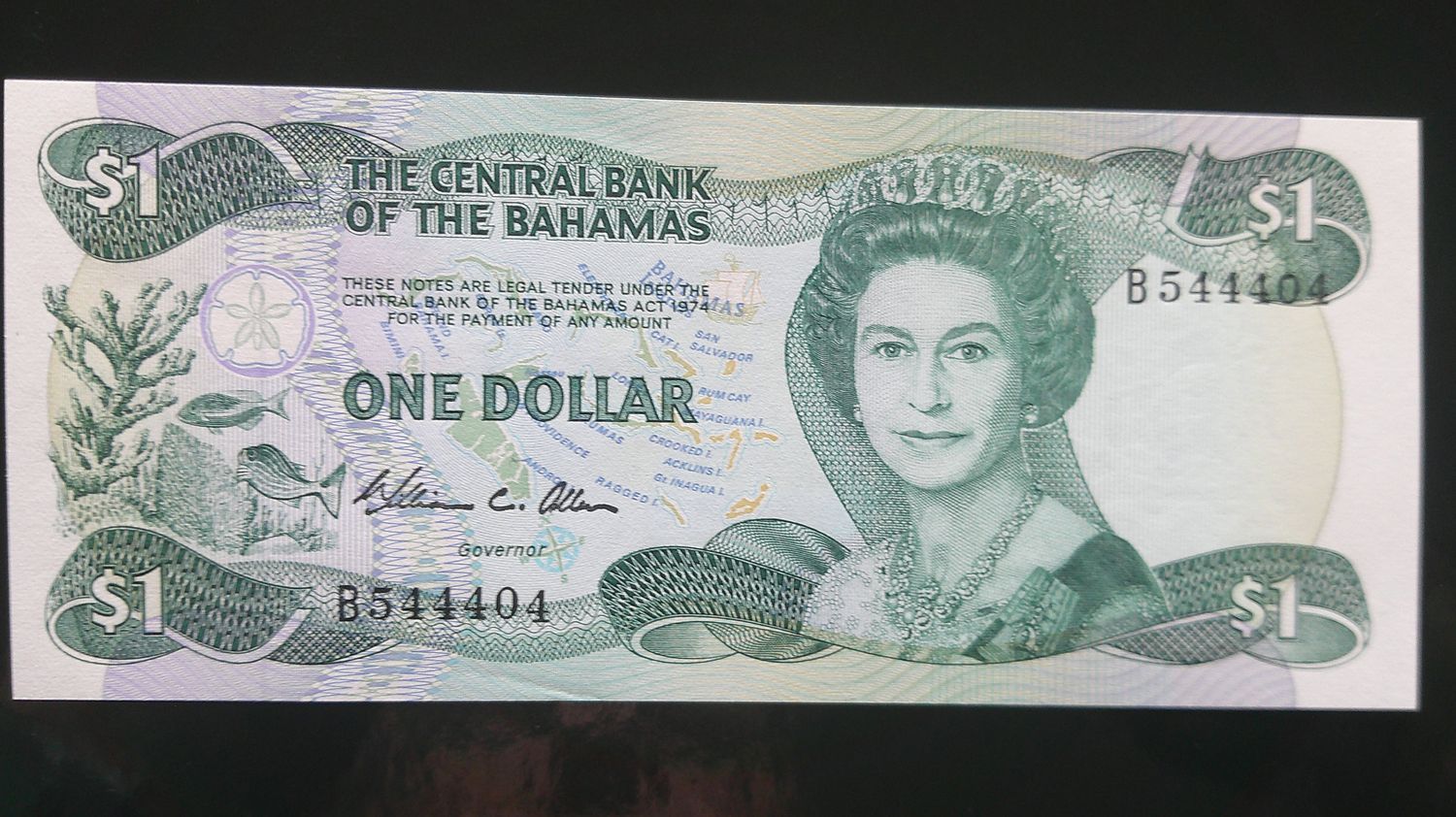 Bahamas 1 Dollar 1974