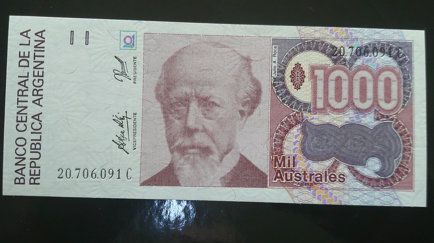 Argentina 1000 Australes - 1990