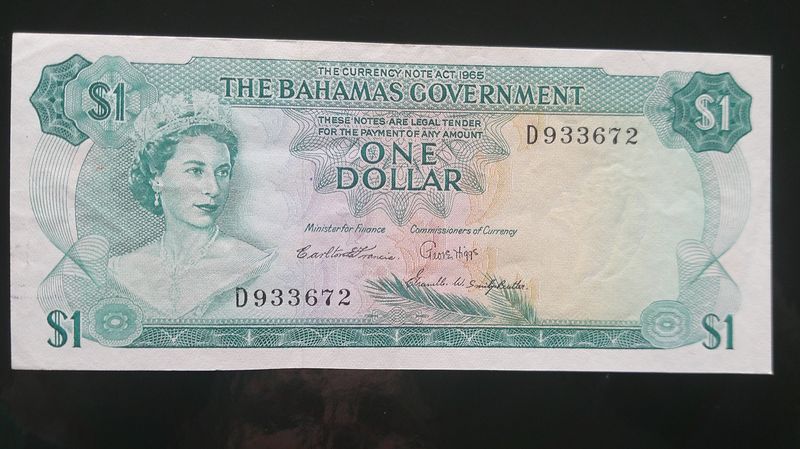 Bahamas 1 Dollar - 1965