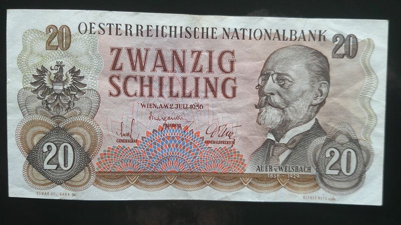 Austria 20 Schilling - 1956