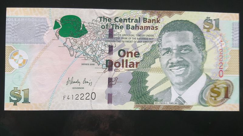 Bahamas 1 Dollar - 2008