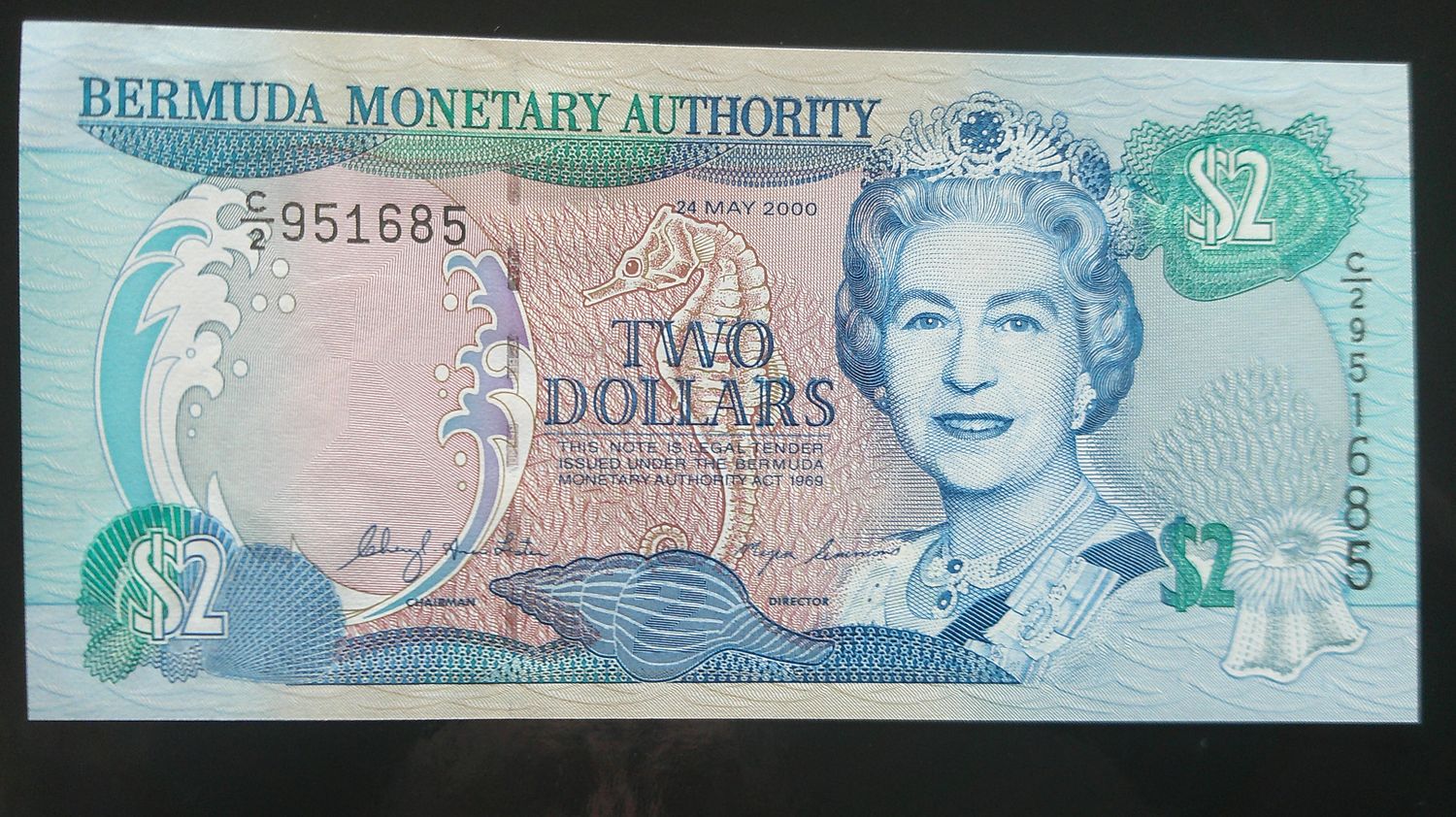 Bermuda 2 Dollars - 2000