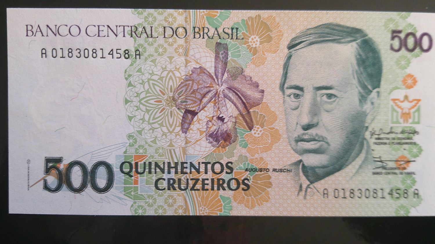 Brazil 500 Cruzeiros - 1990