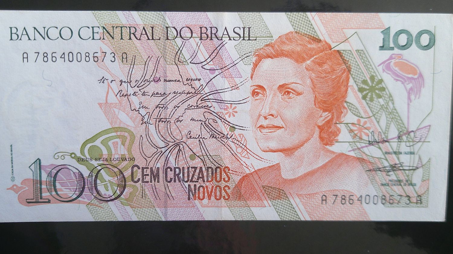 Brazil 100 Cruzados Novos - 1990