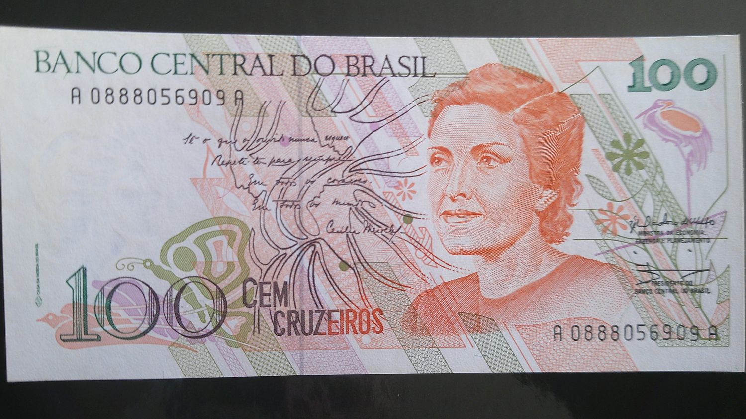Brazil 100 Cruzeiros - 1990