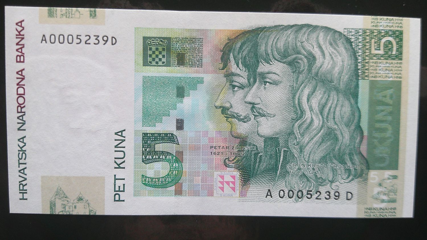 Croatia 5 Kuna - 2001
