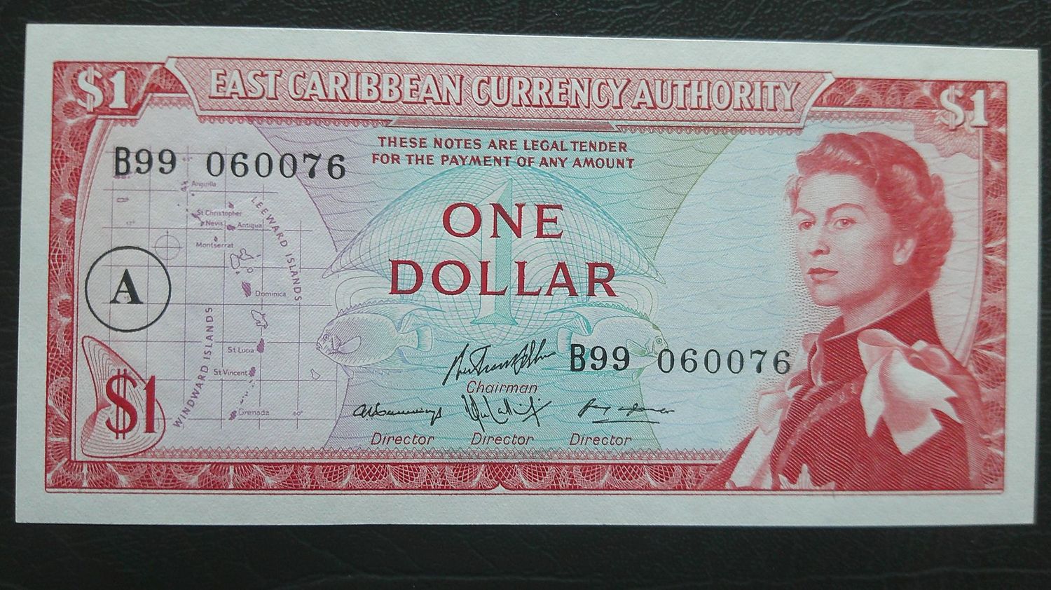 East Carribean States 1 Dollar - 1965  Antigua & Barbuda