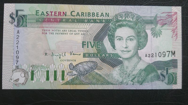 East Carribean States 5 Dollars - 2003  Montserrat