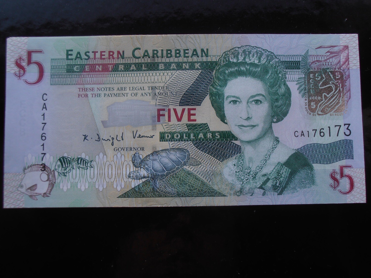 East Carribean States 5 Dollars - 2008 Antigua