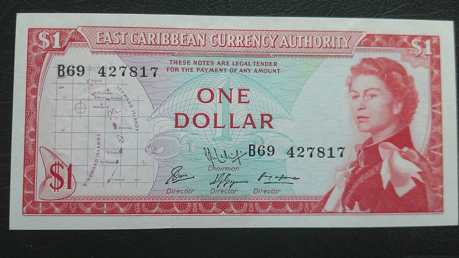 East Carribean States 1 Dollar - 1965