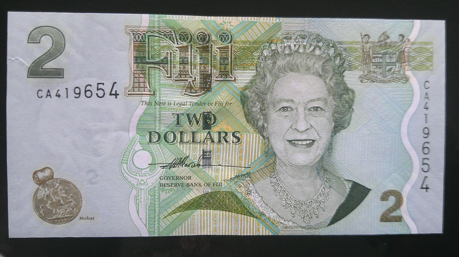 Fiji 2 Dollars  -  2007