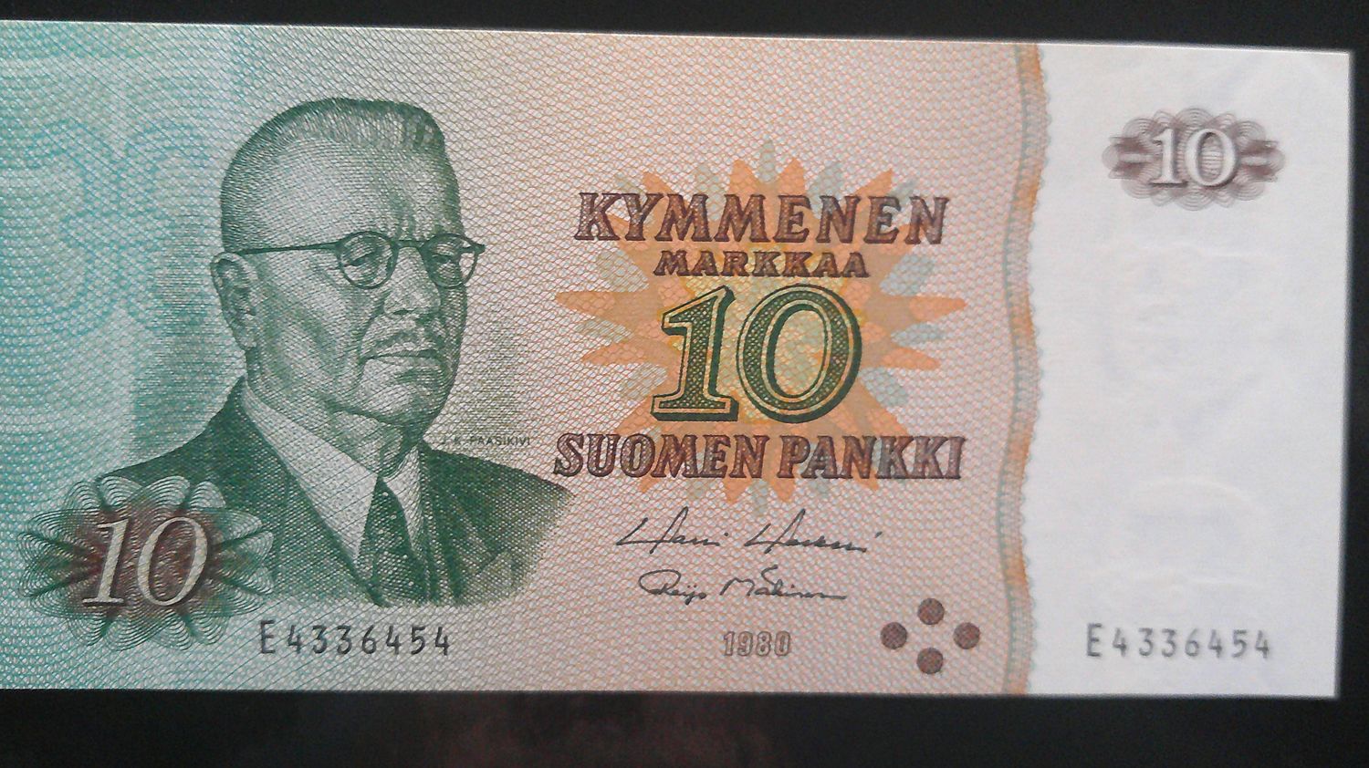 Finland 10 Markkaa - 1980