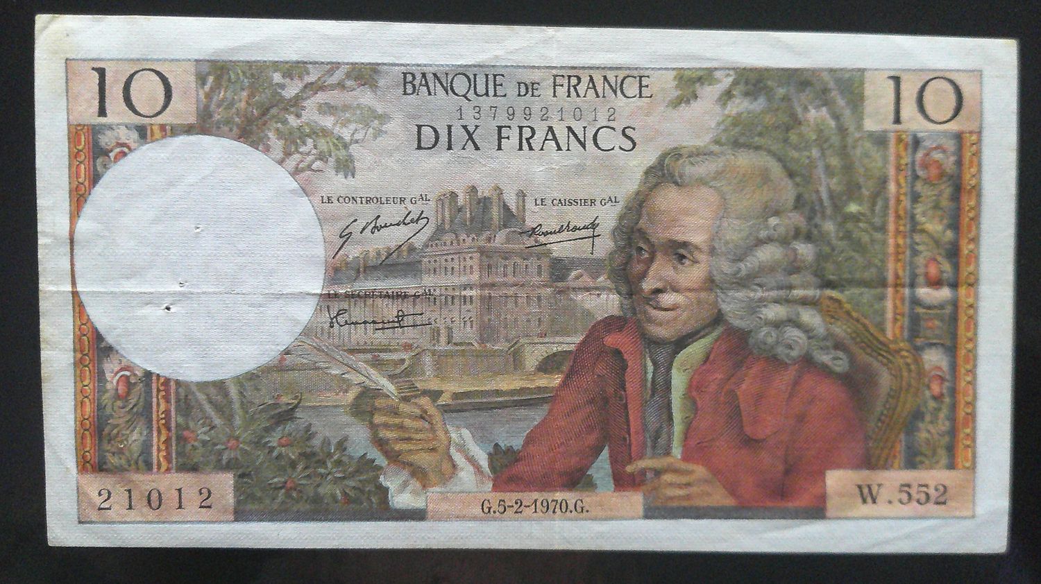 France 10 Francs - 1970