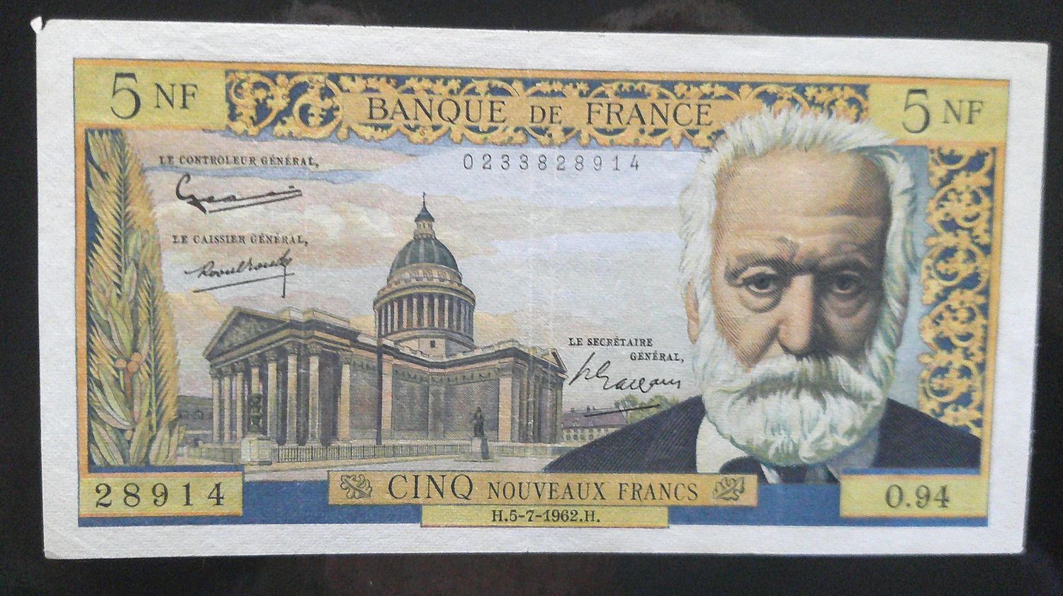 France 5 New Francs - 1962