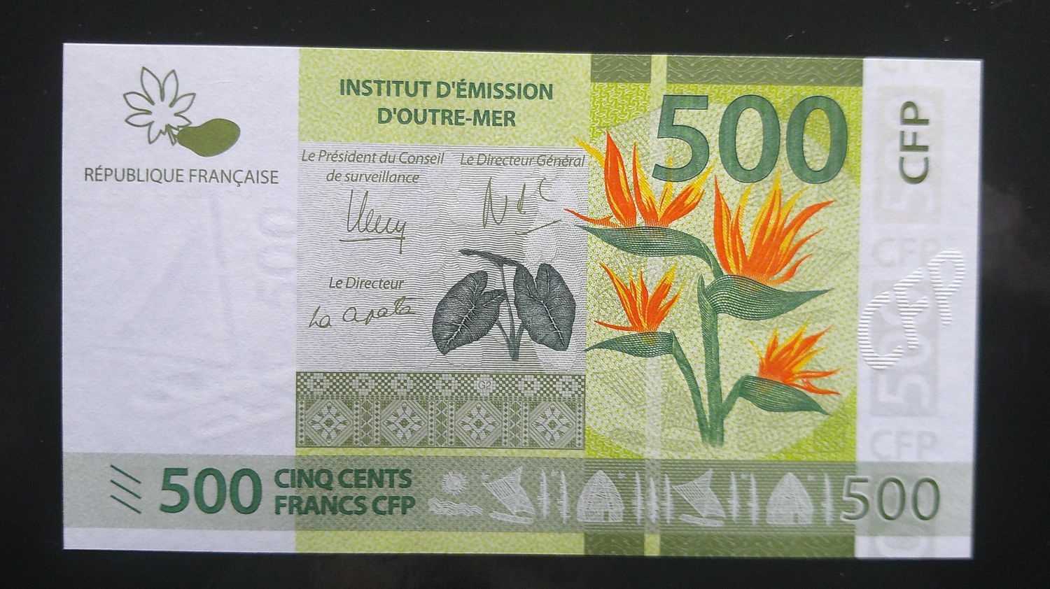 French Pacific Territories 500 Francs - ND French Pacific Territories 500 Francs - ND