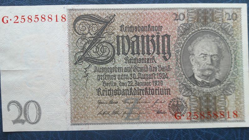 Germany 20 Marks - 1929