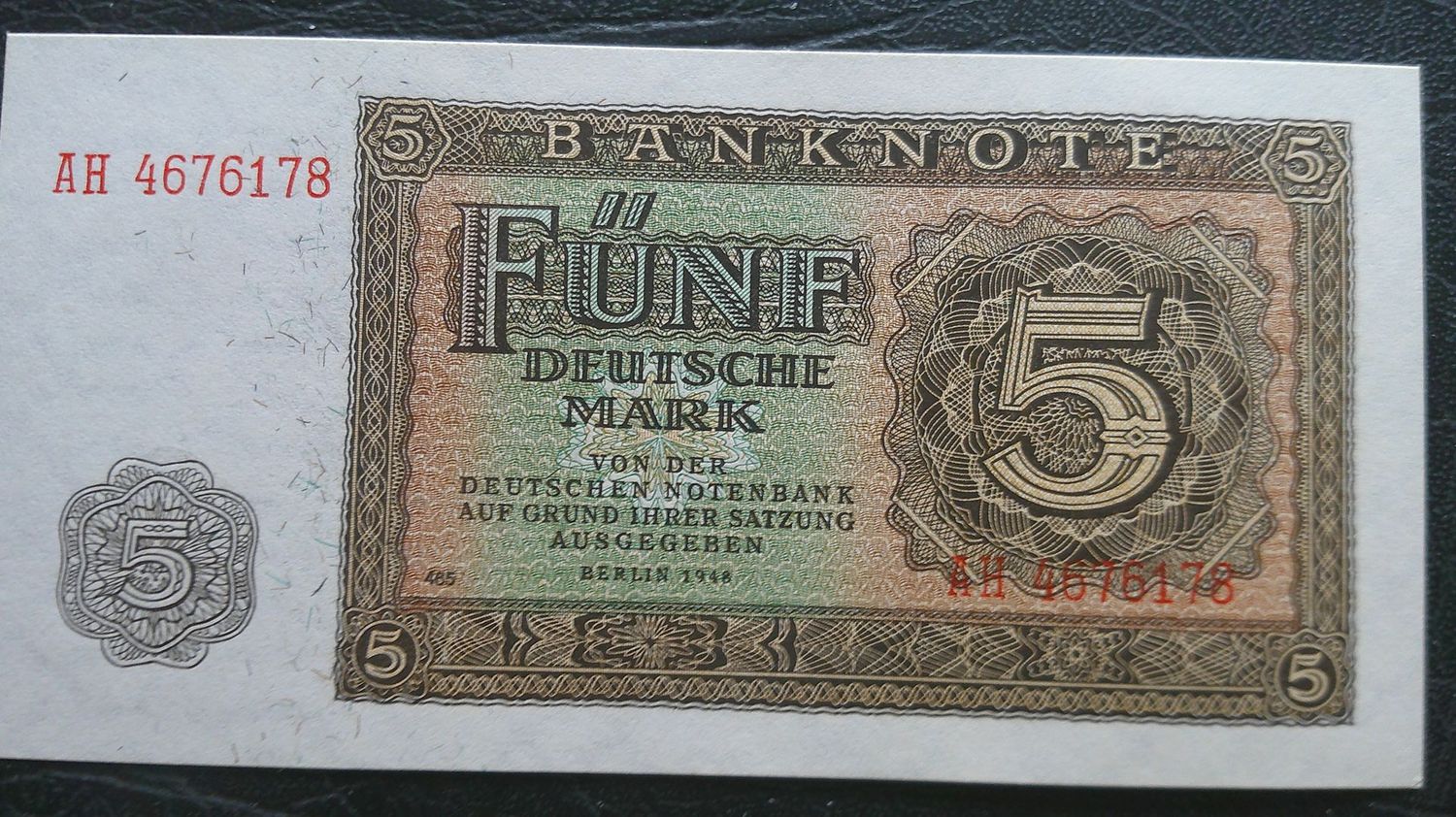 German Democratic Republic 5 Marks - 1948 German Democratic Republic 5 Marks - 1948