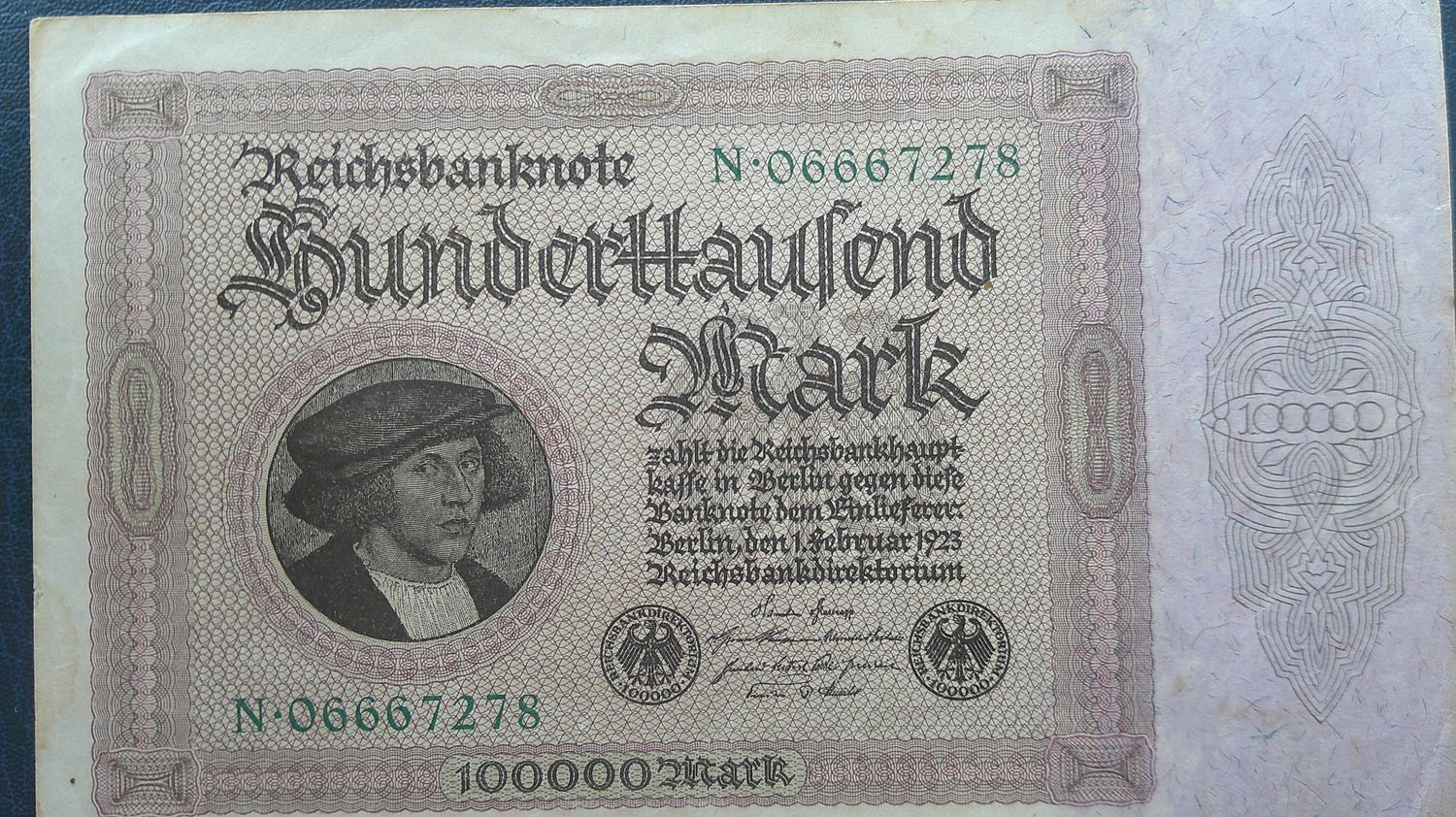 Germany One Hundred Thousand Marks - 1923 Germany One Hundred Thousand Marks - 1923