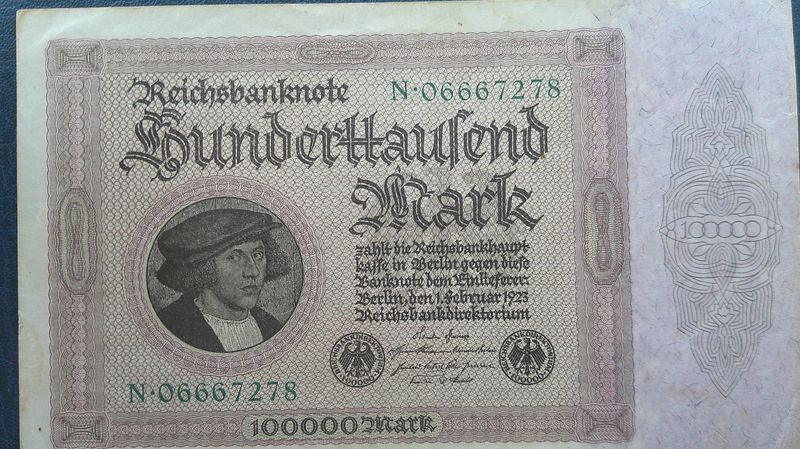 Germany One Hundred Thousand Marks - 1923