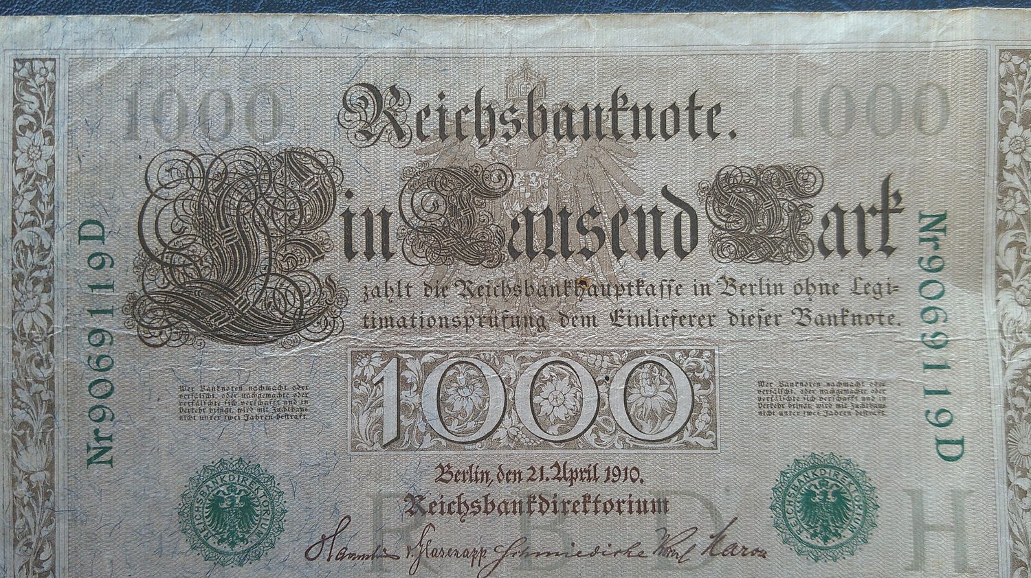 Germany 1000 Marks - 1910
