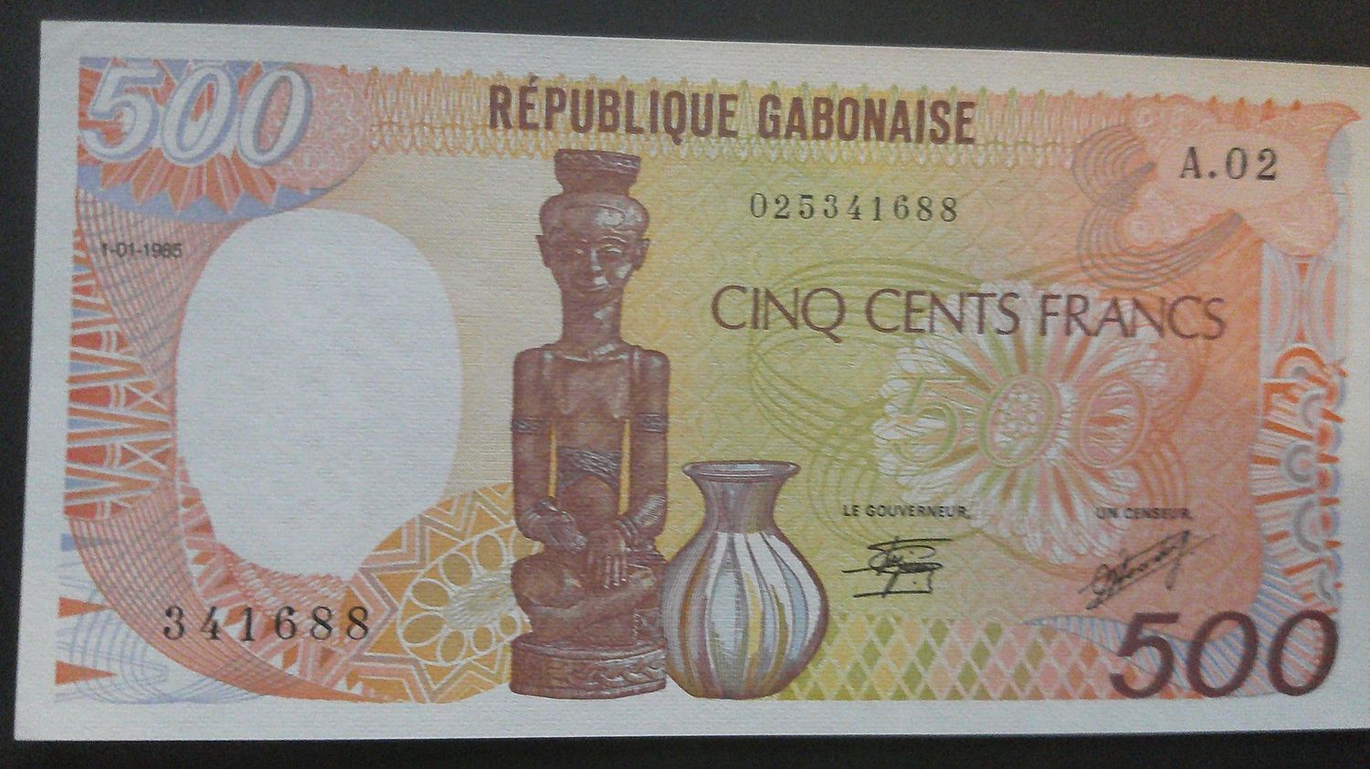 Gabon 500 Francs - 2000-2002