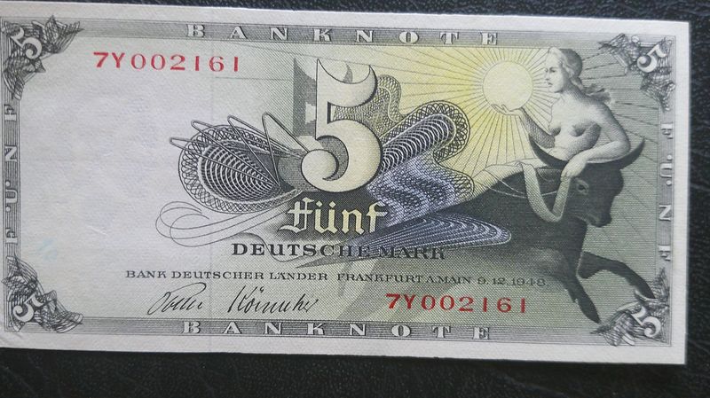Germany 5 Marks - 1948  (Very Scarce)