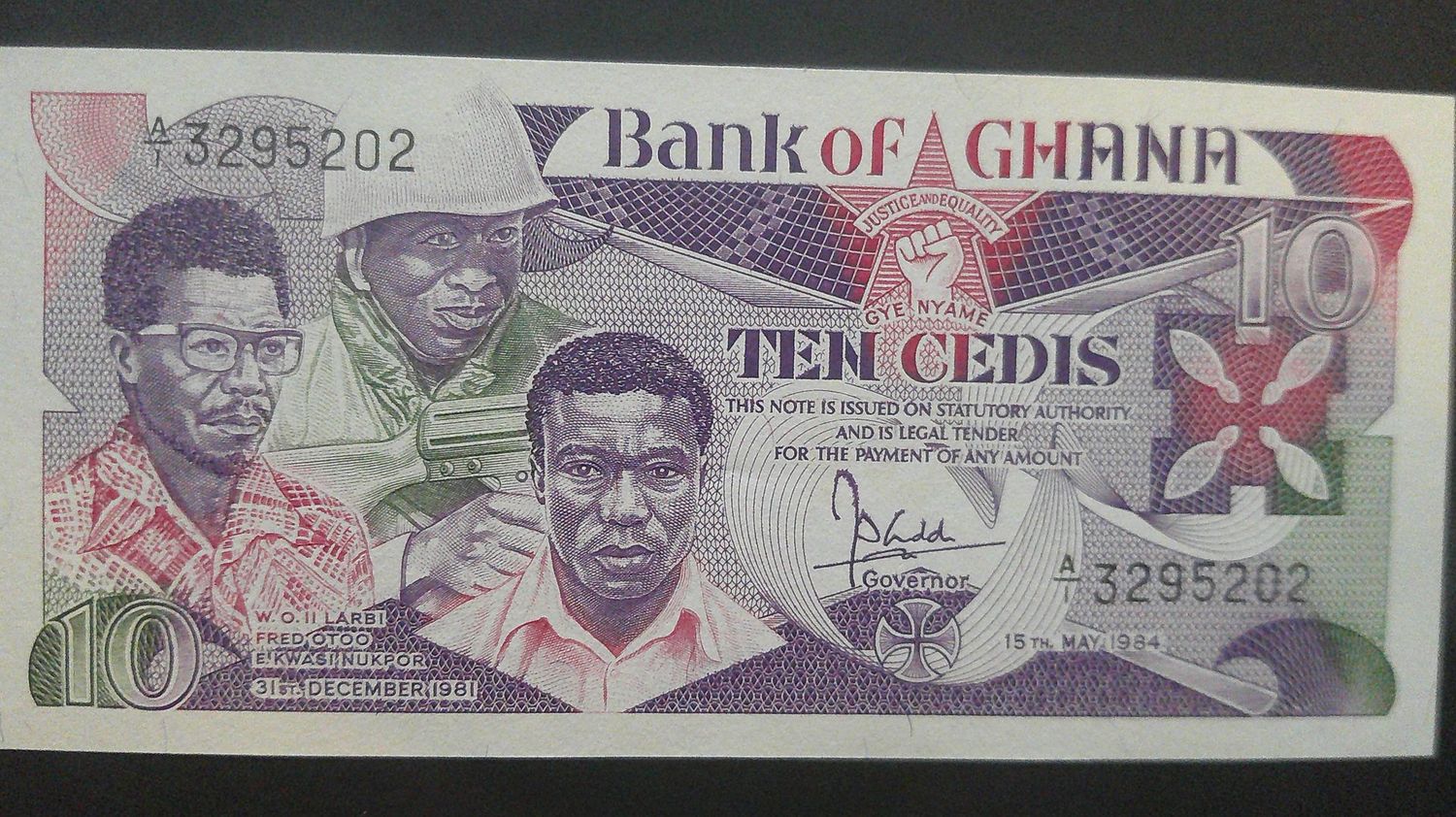 Ghana 10 Cedis - 1984