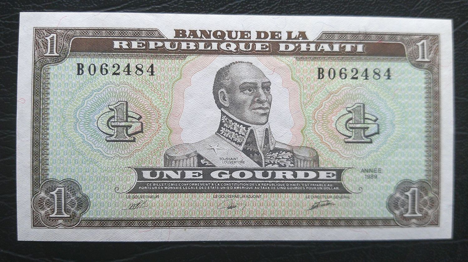 Haiti 1 Gourdes - 1989