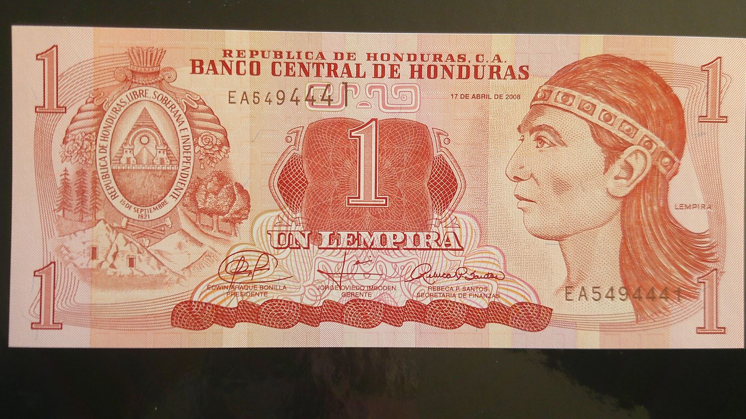 Honduras 1 Lempira - 2008