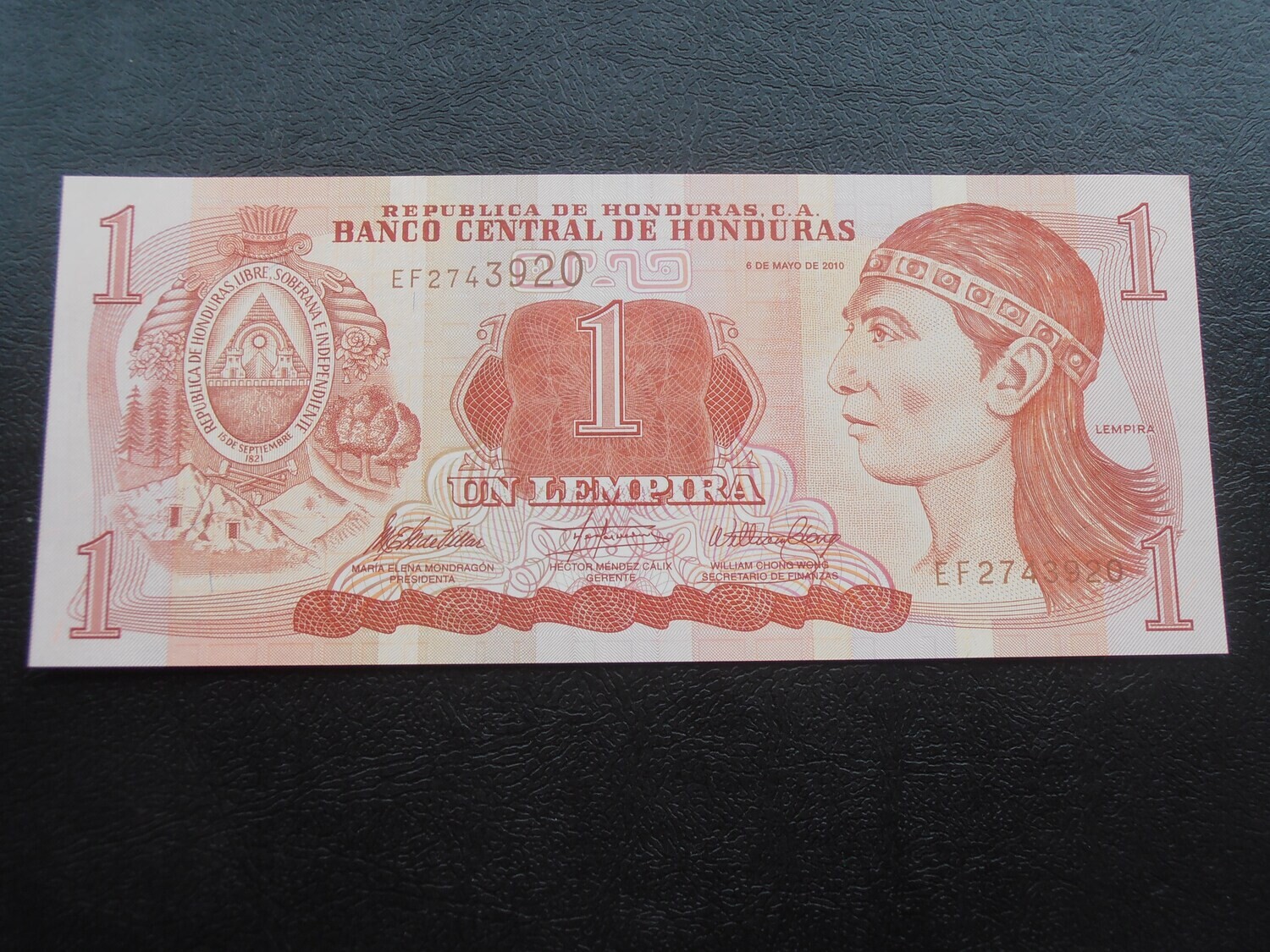 Honduras 1 Lempira - 1980