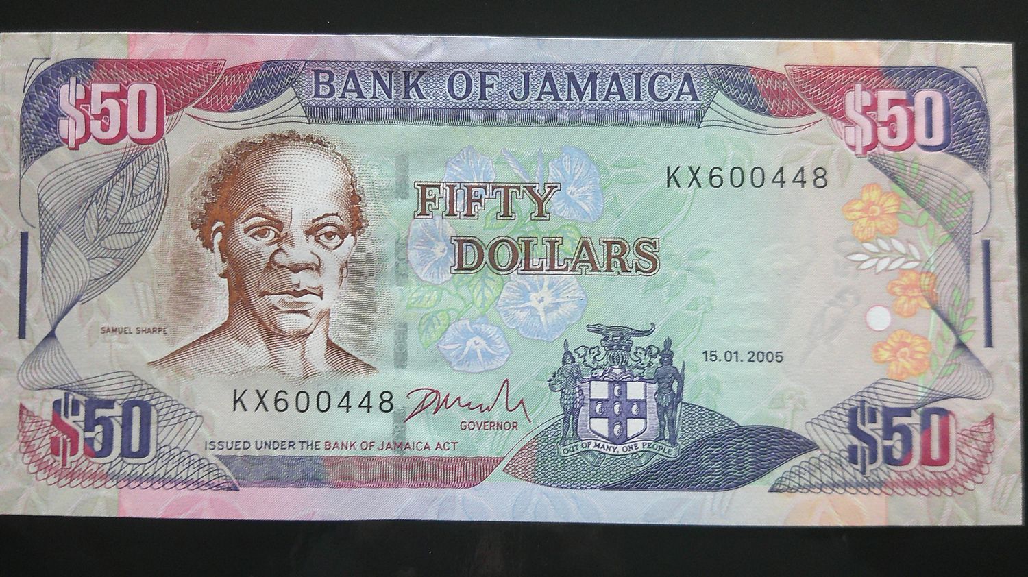 Jamaica Fifty Dollars - 2005