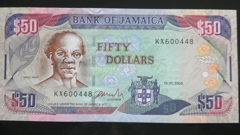 Jamaica Fifty Dollars - 2005