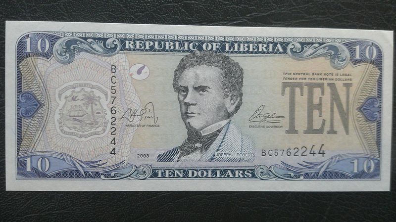 Liberia 10 Dollars - 2003