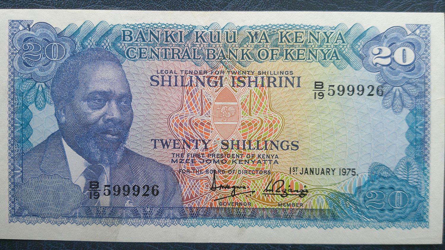 Kenya 20 Shillings - 1975