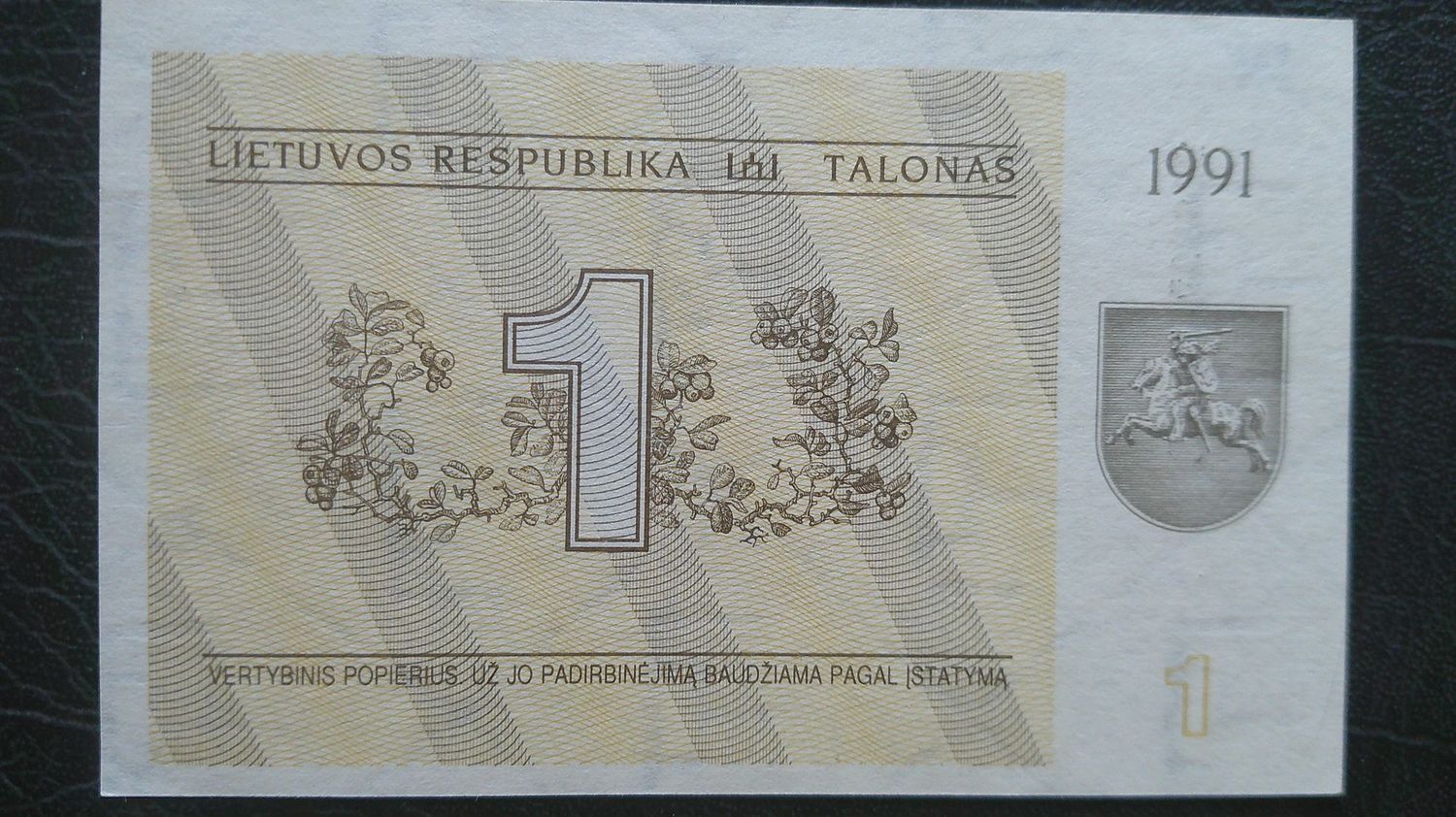 Lithuania 1Talonas  -  1991