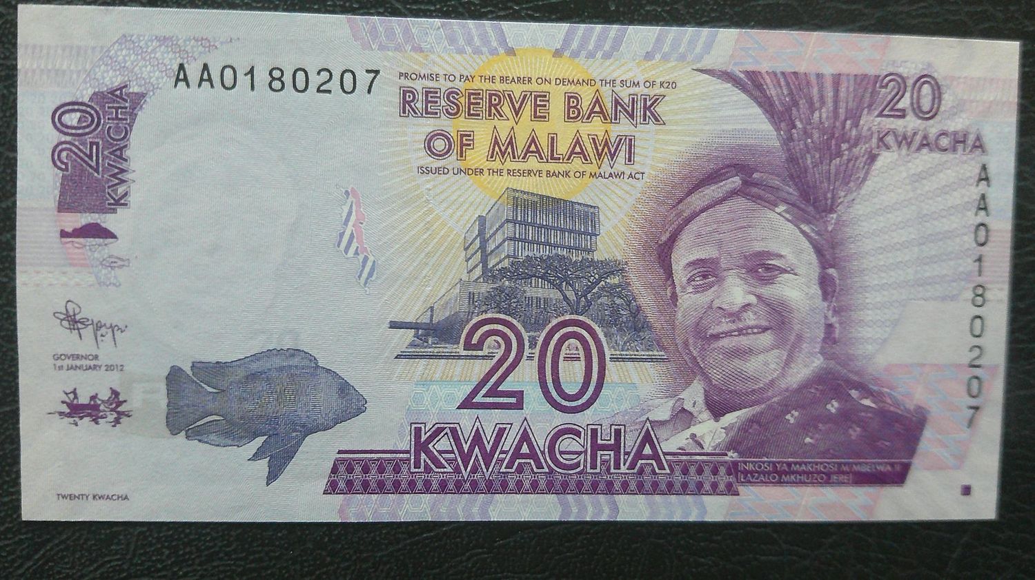 Malawi 20 Kwacha - 2012
