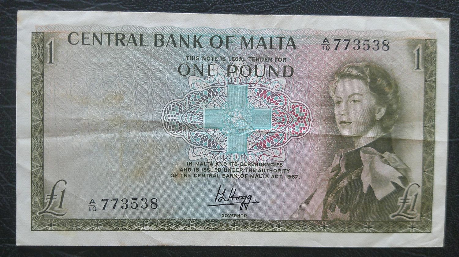 Malta One Pound - 1969