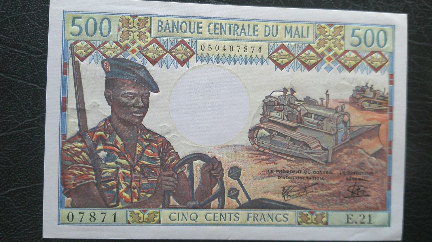 Mali 500 Francs - No Date