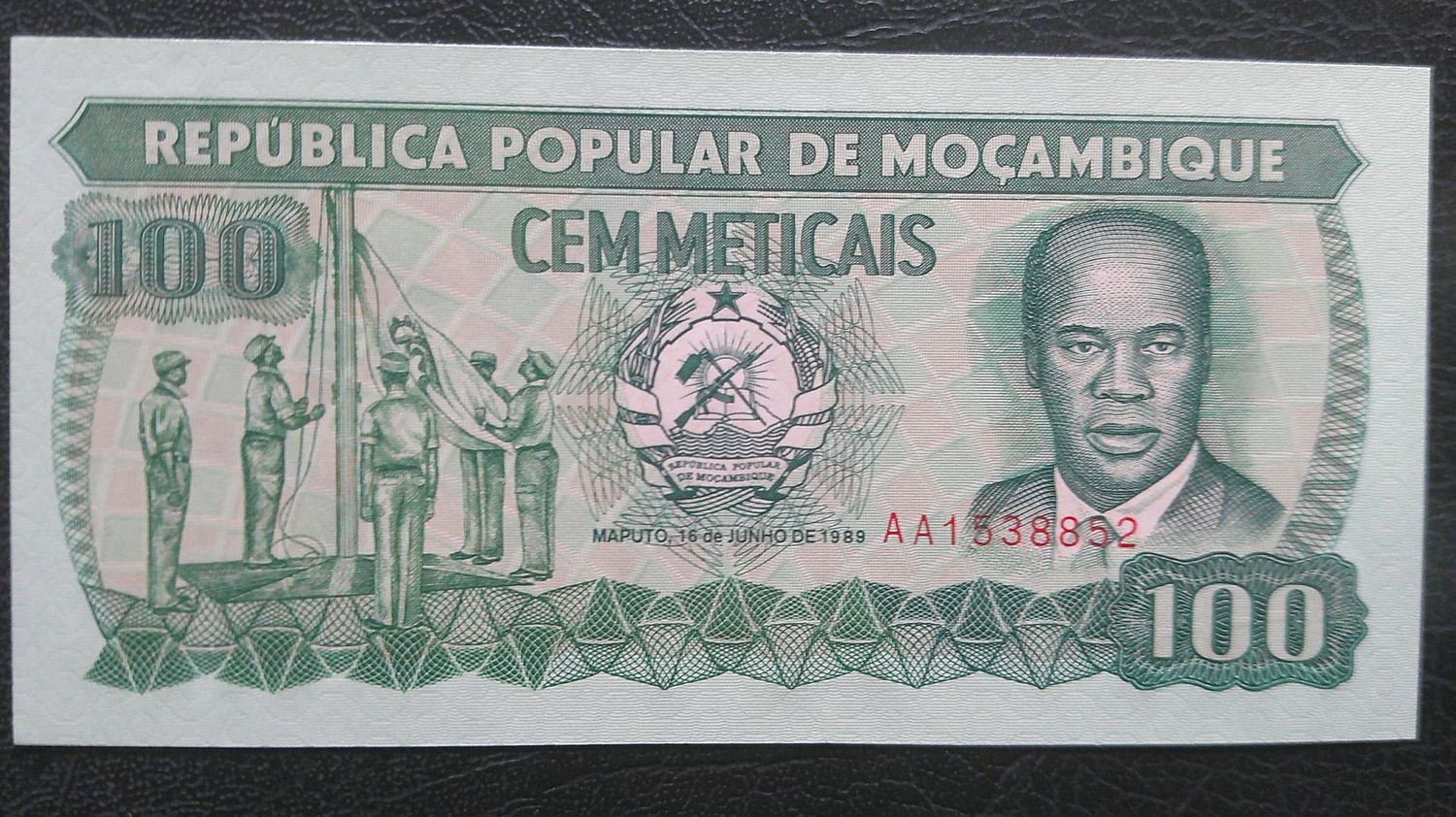 Mozambique 100 Meticais - 1989