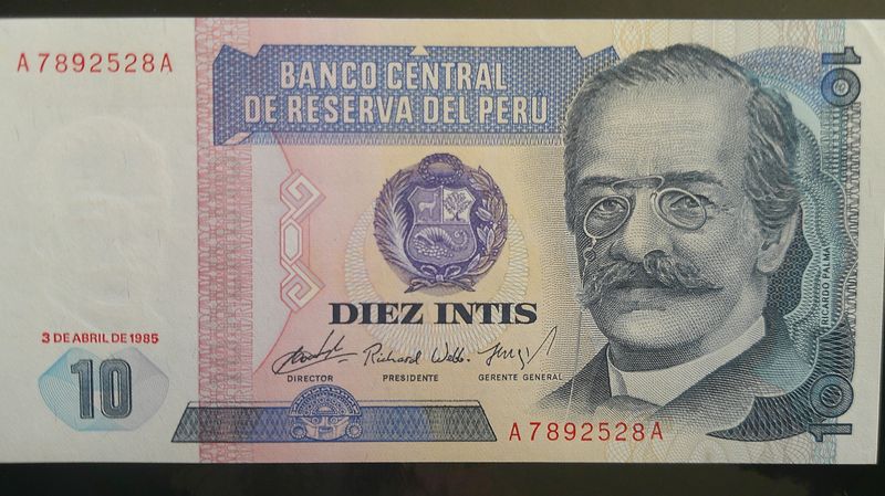 Peru 10 Intis - 1985