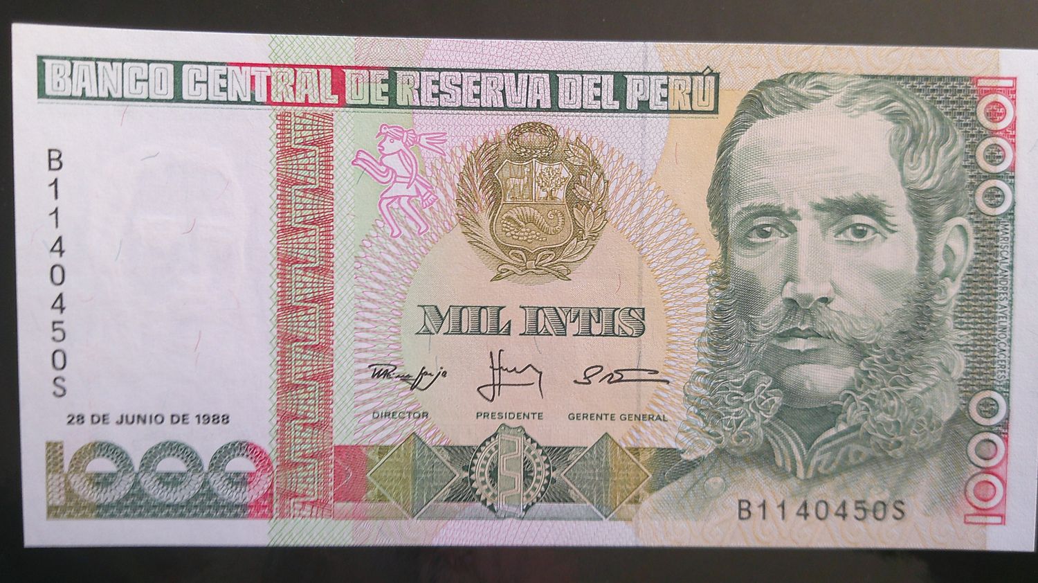 Peru 1000 Intis - 1988