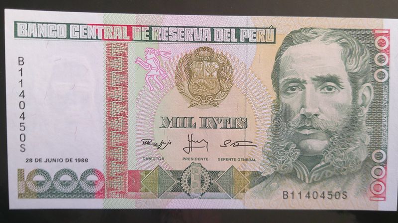 Peru 1000 Intis - 1988
