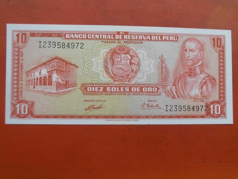 Peru 10 Soles de Oro - 1976