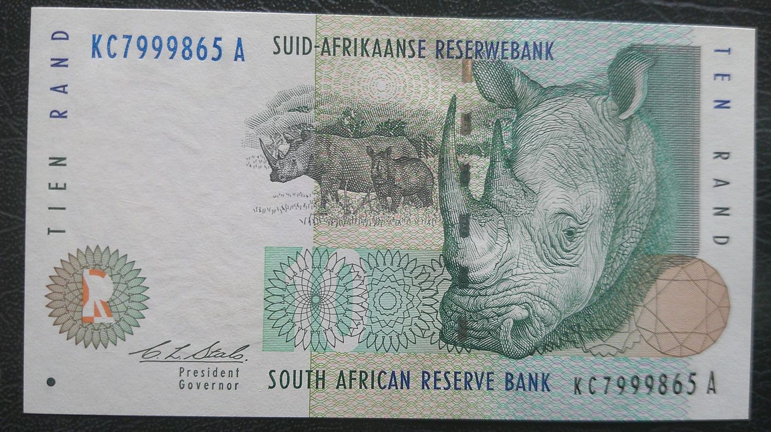 South Africa Ten Rand - 1993