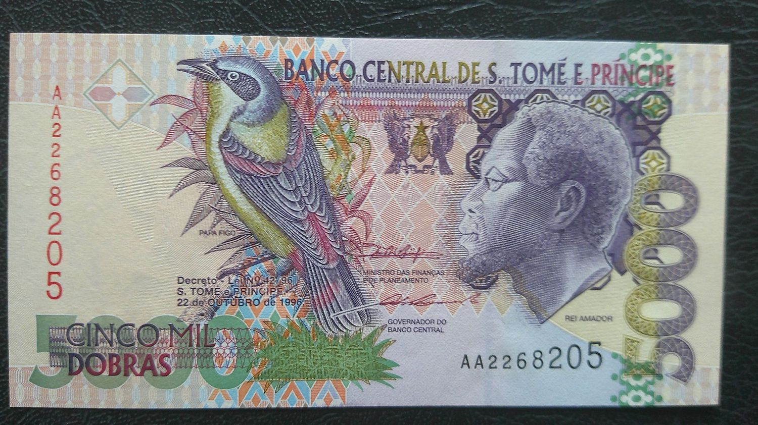 St Thomas & Prince 5000 Dobras - 1996 St Thomas & Prince 5000 Dobras - 1996